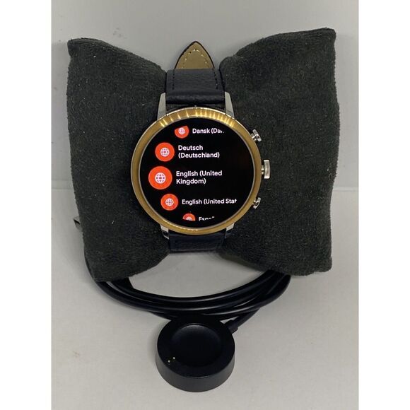 Fossil Gen 4 Authentic Digital Dial Smart Watch Custom Band FTW6016 AB588 - Picture 1 of 10